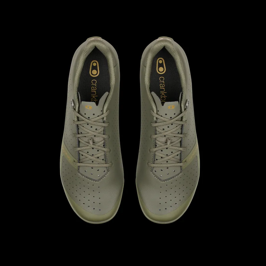 Crankbrothers Candy Lace Clip-In Shoes - Green/Dark Green/Ochre Green/DarkGreen/Ochre Store