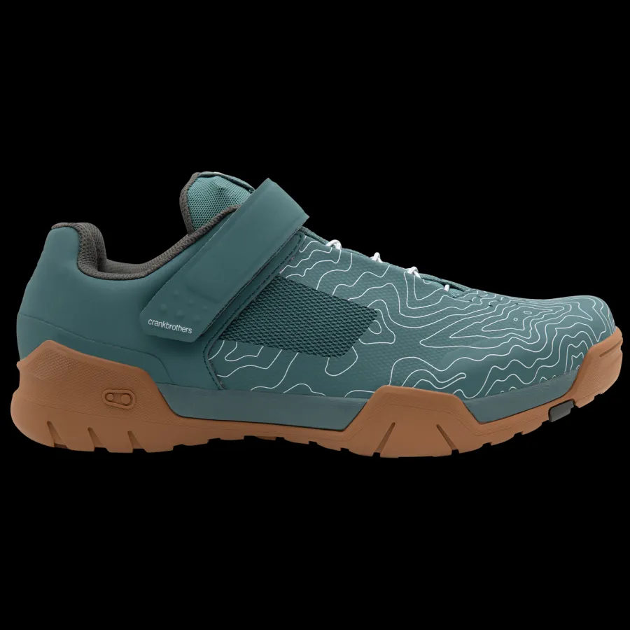 Crankbrothers Mallet Enduro Speed Lace Clip-In Shoes - Topo Slate/Gum Sale