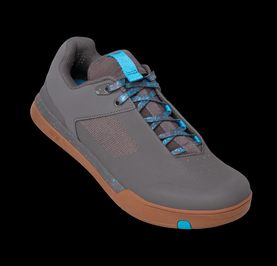 Crankbrothers Mallet Lace Clip-In Shoes - Grey/Blue Splatter BlueSplatter Hot