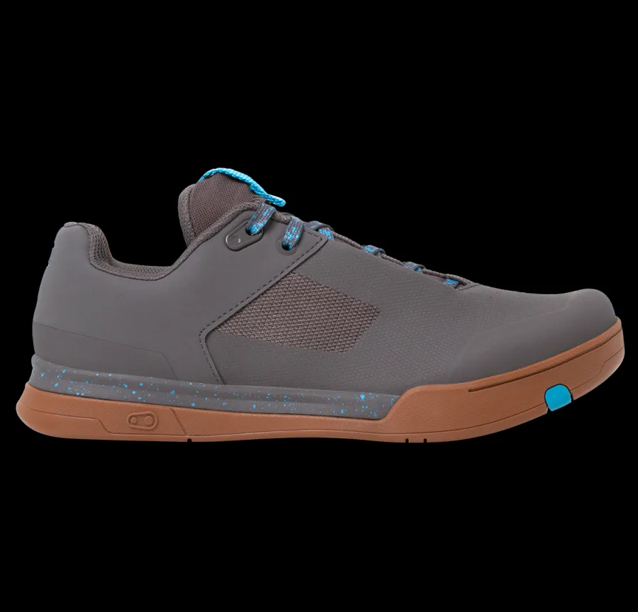 Crankbrothers Mallet Lace Clip-In Shoes - Grey/Blue Splatter BlueSplatter Hot