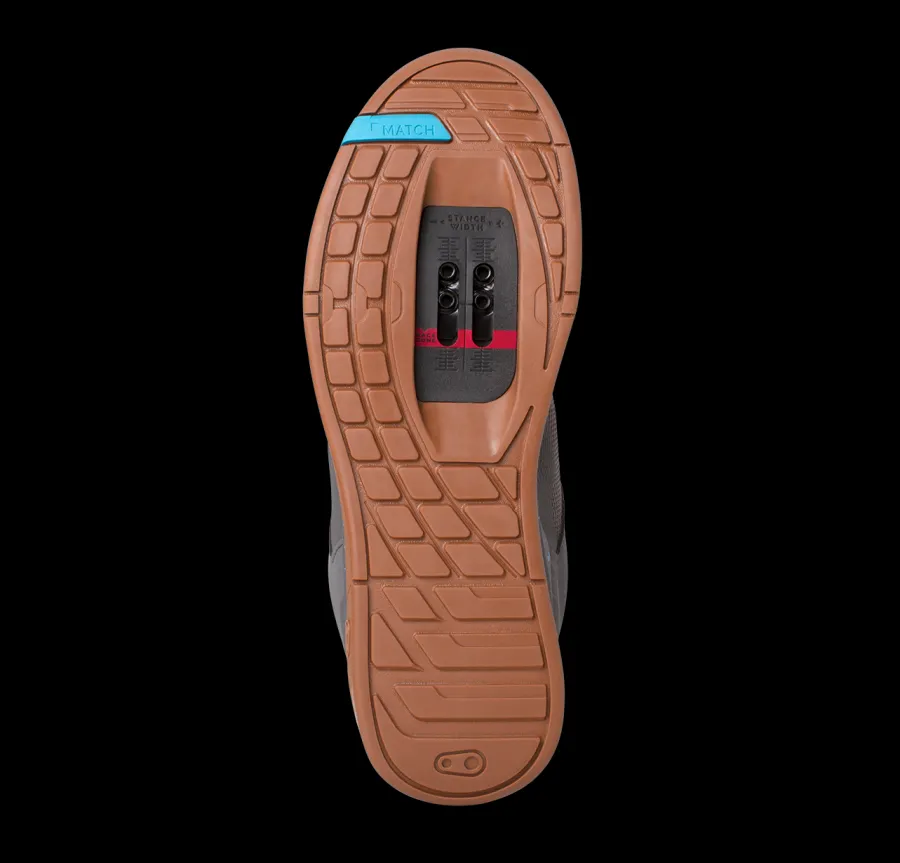 Crankbrothers Mallet Lace Clip-In Shoes - Grey/Blue Splatter BlueSplatter Hot