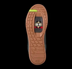 Crankbrothers Mallet Lace Clip-In Shoes - Petrol/Lime Splatter LimeGreenSplatter Best
