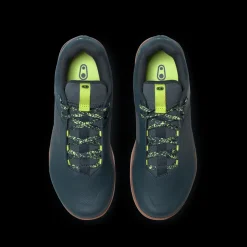 Crankbrothers Mallet Lace Clip-In Shoes - Petrol/Lime Splatter LimeGreenSplatter Best