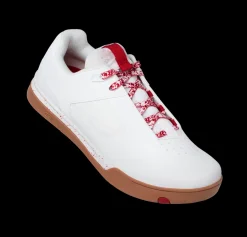 Crankbrothers Mallet Lace Clip-In Shoes - White/Red Splatter RedSplatter Best Sale