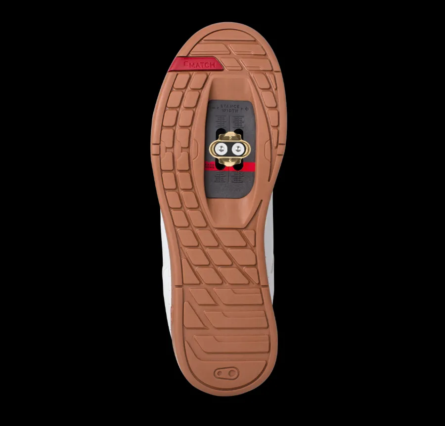 Crankbrothers Mallet Lace Clip-In Shoes - White/Red Splatter RedSplatter Best Sale