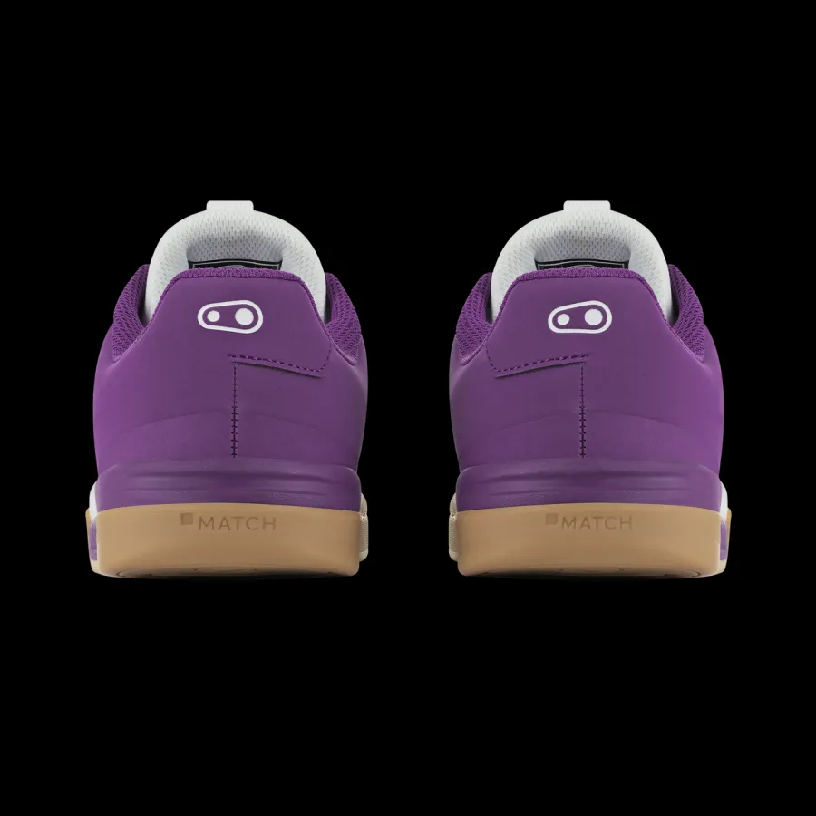Crankbrothers Mallet Lace Clip-In Shoes - Bernard Kerr Edition White/Purple/Gum Best
