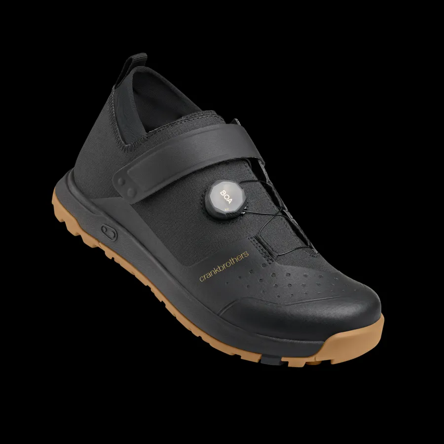 Crankbrothers Mallet Trail BOA® Clip-In Shoes - Black/Gold Sale