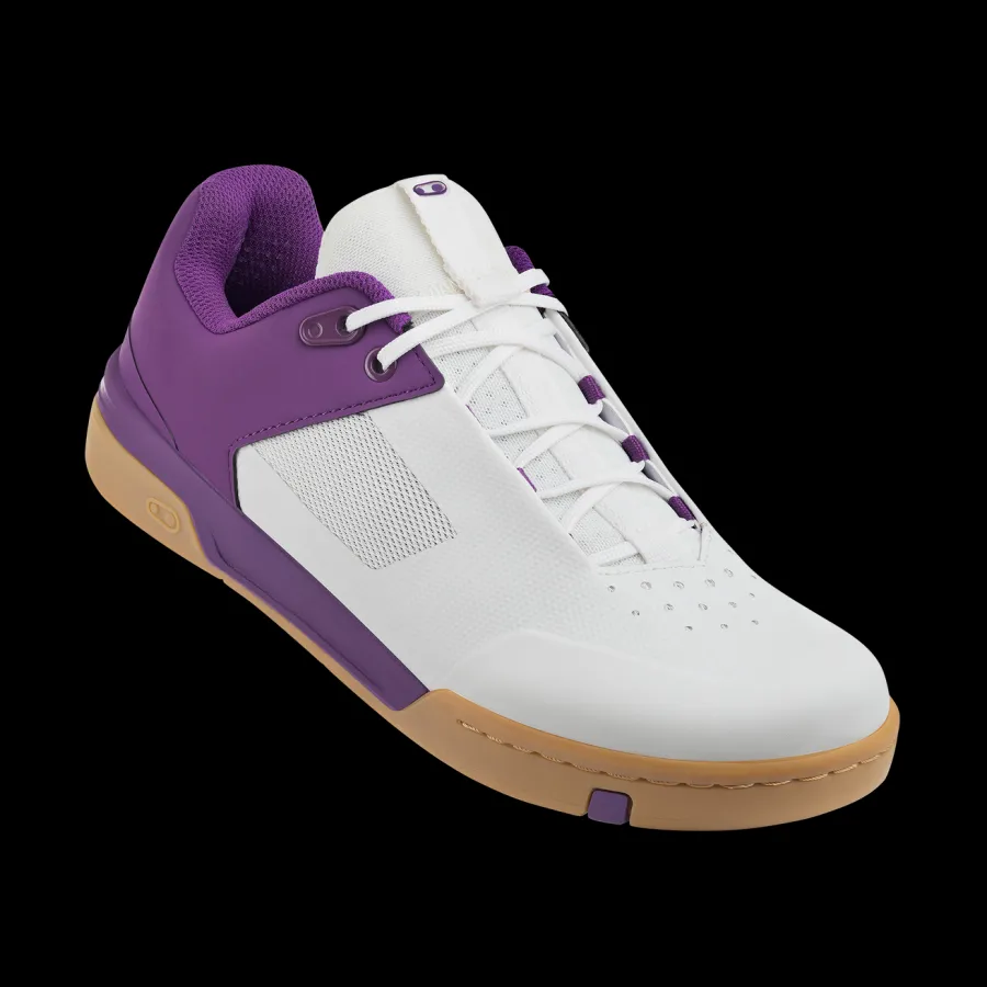 Crankbrothers Stamp Lace Flat Shoes - Bernard Kerr Edition White/Purple/Gum Discount