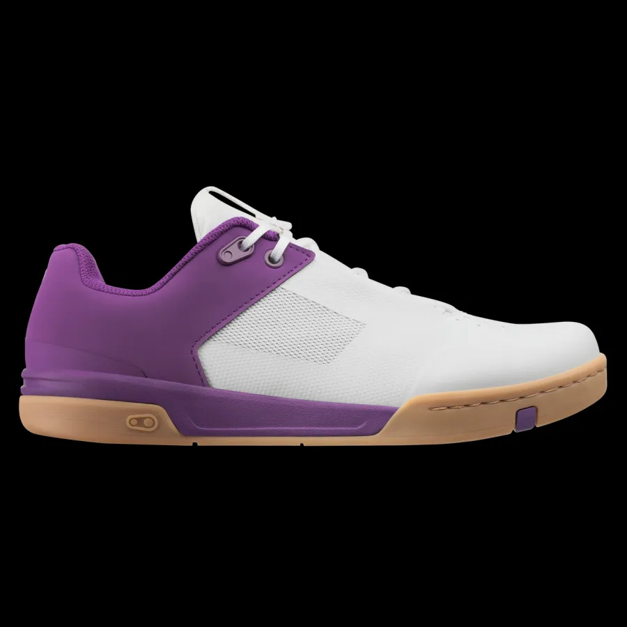 Crankbrothers Stamp Lace Flat Shoes - Bernard Kerr Edition White/Purple/Gum Discount
