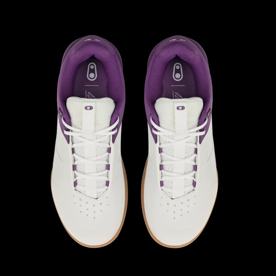 Crankbrothers Stamp Lace Flat Shoes - Bernard Kerr Edition White/Purple/Gum Discount