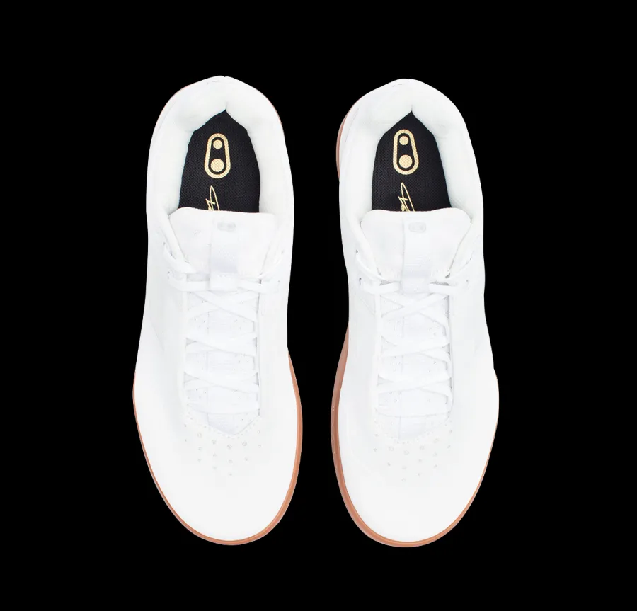 Crankbrothers Stamp Lace Flat Shoes - Fabio Edition White/Gum Best Sale