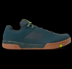 Crankbrothers Stamp Lace Flat Shoes - Petrol/Lime Splatter LimeGreenSplatter Online