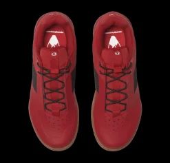 Crankbrothers Stamp Lace Flat Shoes - Pump For Peace Edition Red/Gum New