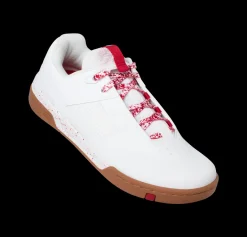 Crankbrothers Stamp Lace Flat Shoes - White/Red Splatter RedSplatter Flash Sale