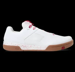Crankbrothers Stamp Lace Flat Shoes - White/Red Splatter RedSplatter Flash Sale