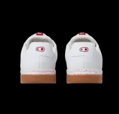 Crankbrothers Stamp Lace Flat Shoes - White/Red Splatter RedSplatter Flash Sale
