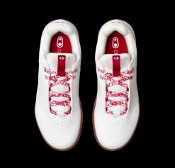 Crankbrothers Stamp Lace Flat Shoes - White/Red Splatter RedSplatter Flash Sale