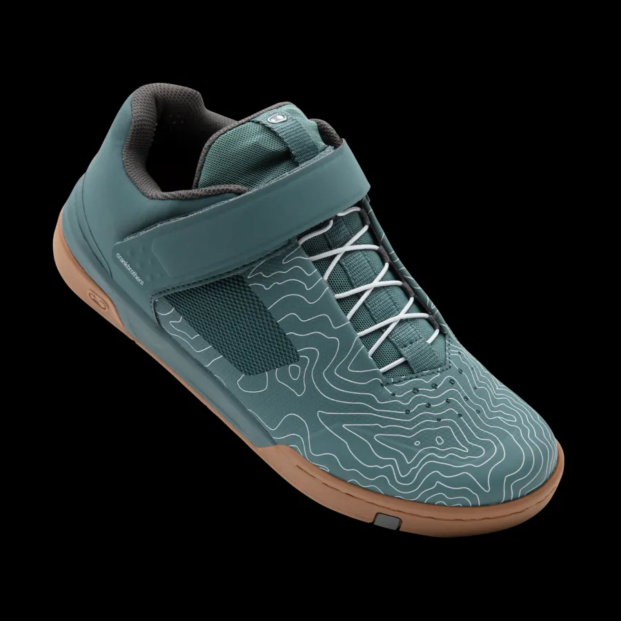 Crankbrothers Stamp Speed Lace Flat Shoes - Topo Slate/Gum Best