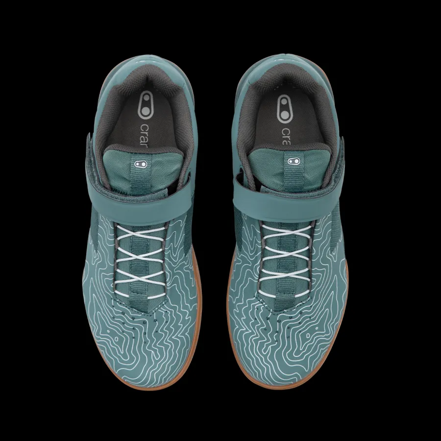 Crankbrothers Stamp Speed Lace Flat Shoes - Topo Slate/Gum Best