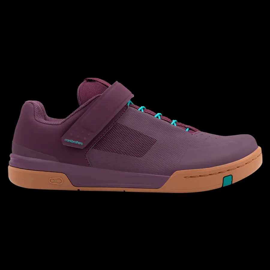 Crankbrothers Stamp Speed Lace Flat Shoes - Purple/Gum Sale