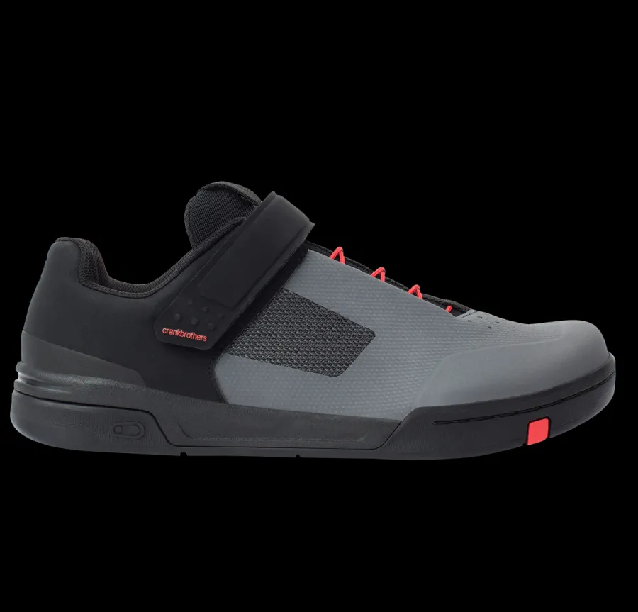 Crankbrothers Stamp Speed Lace Flat Shoes - Grey/Red Best