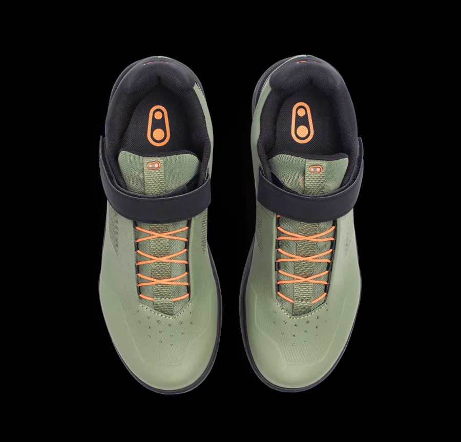 Crankbrothers Stamp Speed Lace Flat Shoes - Green/Orange Best Sale