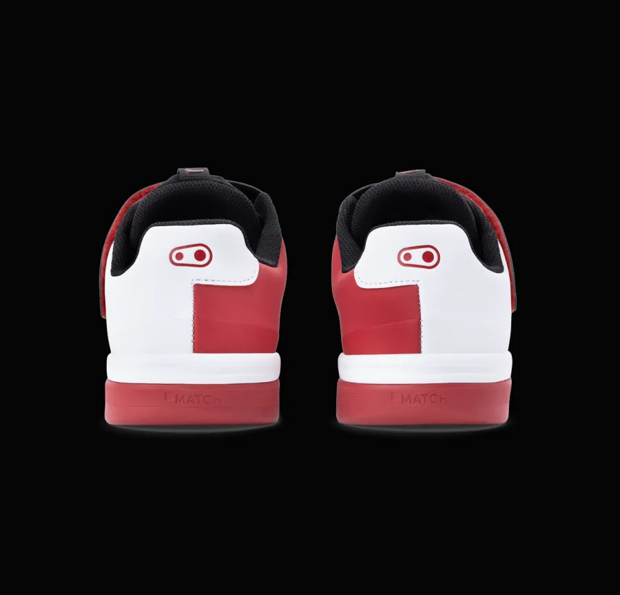 Crankbrothers Stamp Speed Lace Flat Shoes - Classics Edition Red/Black/White Clearance