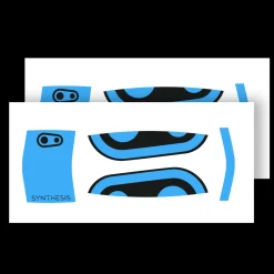 Crankbrothers Synthesis Decal Kits Blue Cheap